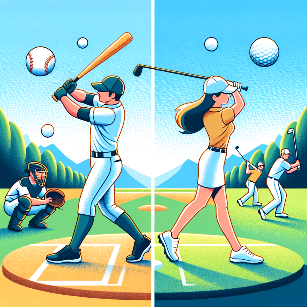 野球とゴルフのスイング