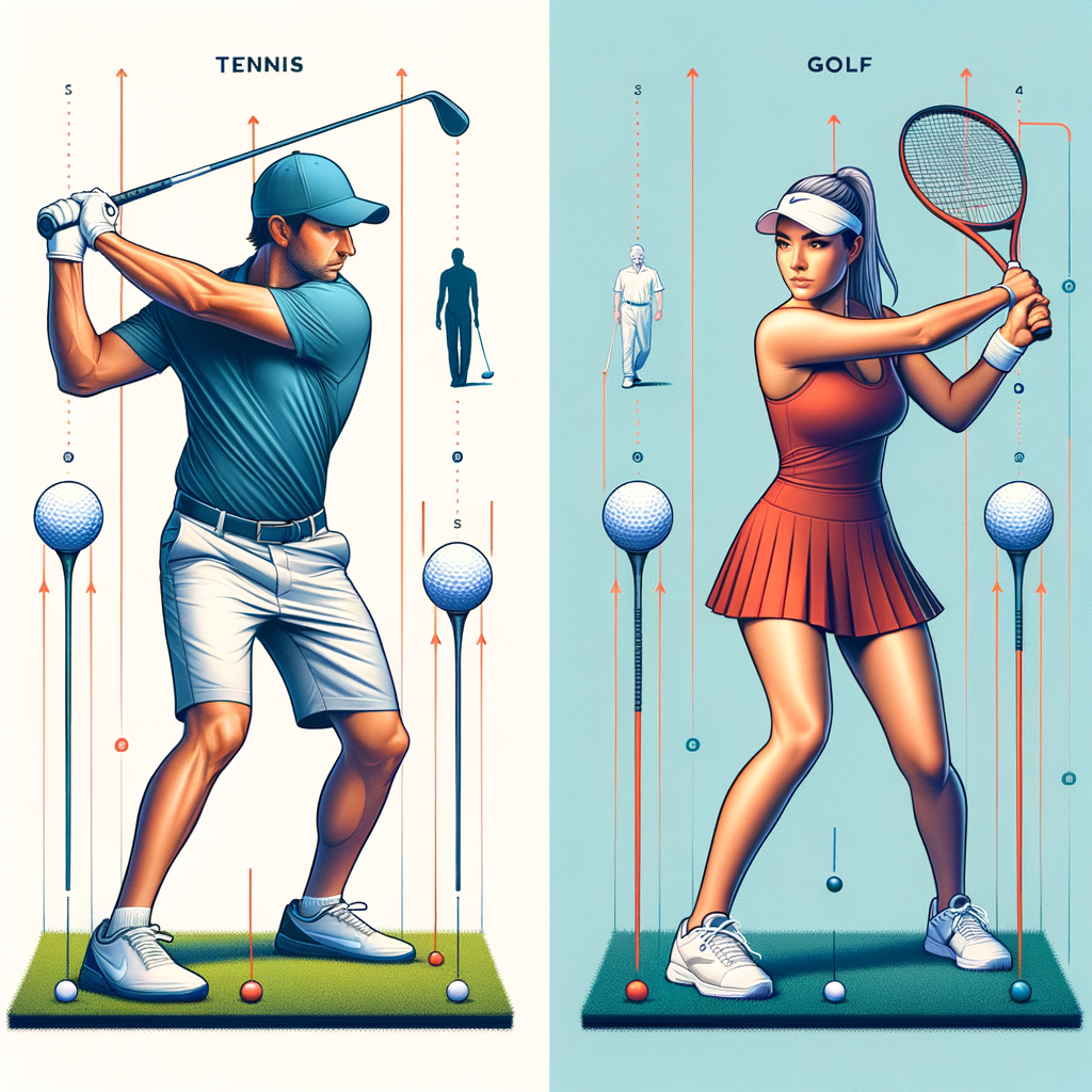 テニスとゴルフのスイング